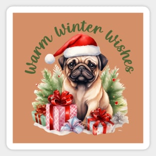 Warm Winter Wishes Magnet